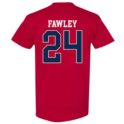 Ole Miss - NCAA Baseball : Austin Fawley - Replica Shersey T-Shirt-1