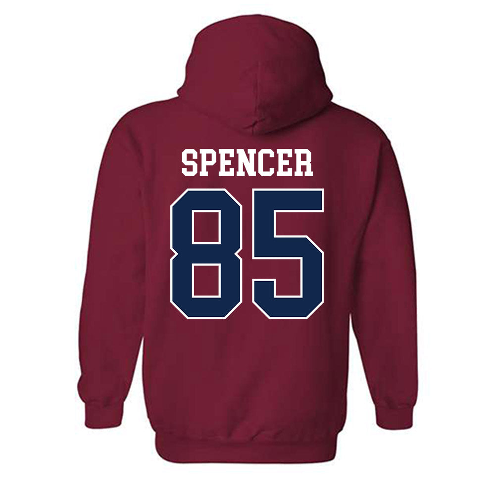 Ole Miss - NCAA Football : Isaiah Spencer - Replica Shersey Hooded Sweatshirt-1