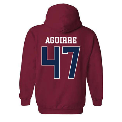 Ole Miss - NCAA Football : Anthony Aguirre - Replica Shersey Hooded Sweatshirt-1