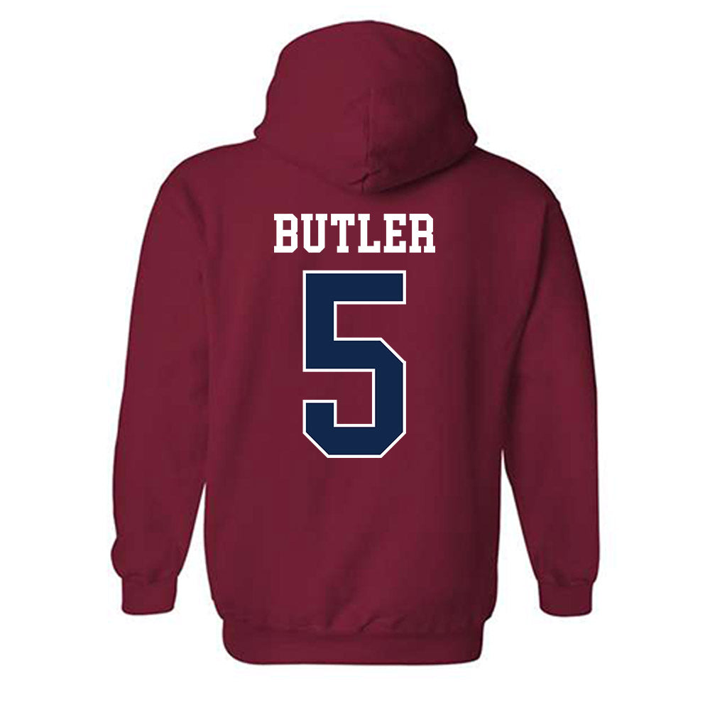Ole Miss - NCAA Women's Volleyball : Rileigh Butler - Replica Shersey Hooded Sweatshirt-1