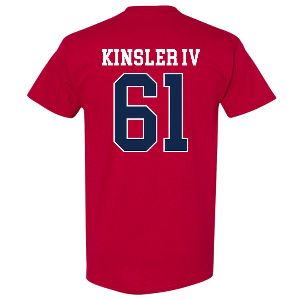 Ole Miss - NCAA Football : Tommy Kinsler IV - Replica Shersey T-Shirt-1