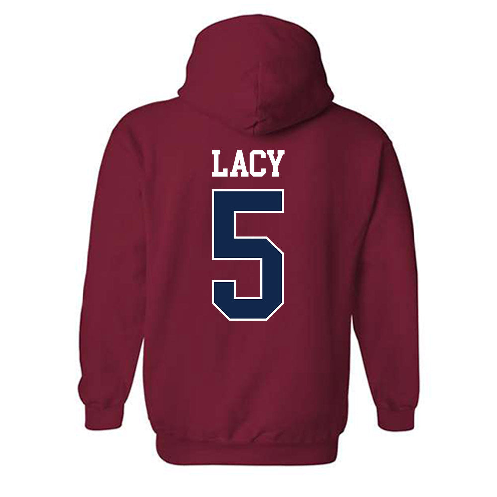 Ole Miss - NCAA Football : Kewan Lacy - Replica Shersey Hooded Sweatshirt-1