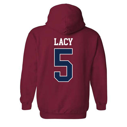 Ole Miss - NCAA Football : Kewan Lacy - Replica Shersey Hooded Sweatshirt-1