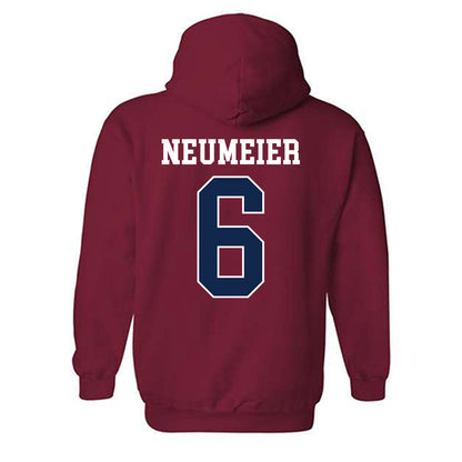 Ole Miss - NCAA Women's Soccer : Samantha Neumeier - Replica Shersey Hooded Sweatshirt-1