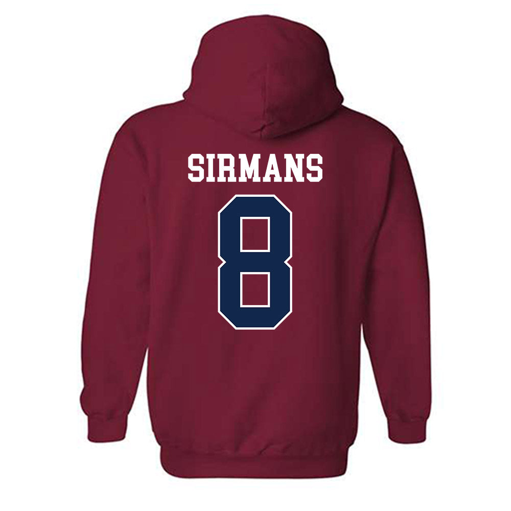 Ole Miss - NCAA Baseball : Tate Sirmans - Replica Shersey Hooded Sweatshirt-1