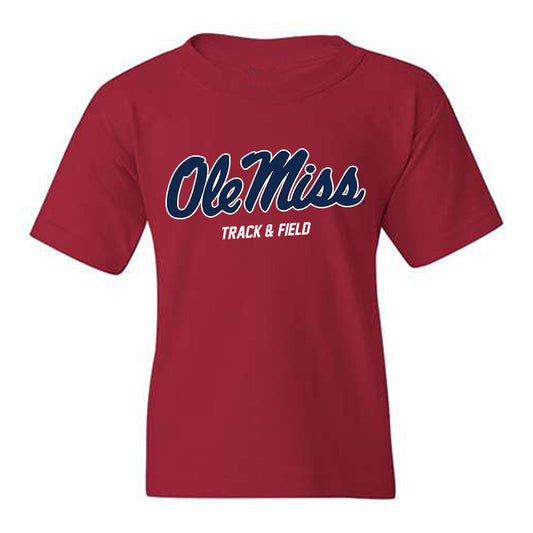 Ole Miss - NCAA Men's Track & Field : Abe Swathwood - Replica Shersey Youth T-Shirt-0
