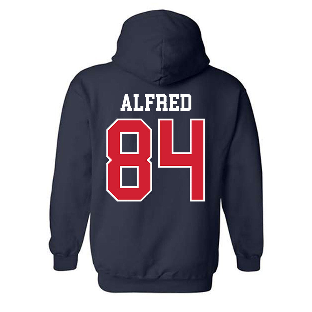Ole Miss - NCAA Football : Dillon Alfred - Replica Shersey Hooded Sweatshirt-1