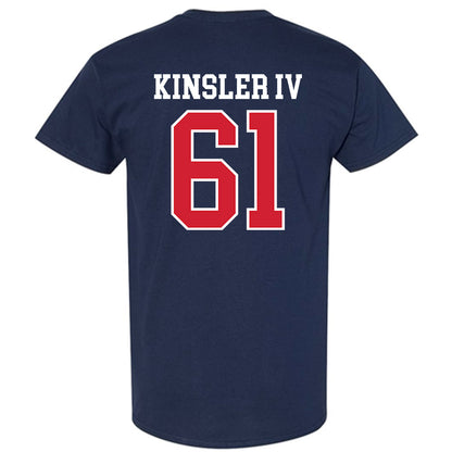 Ole Miss - NCAA Football : Tommy Kinsler IV - Replica Shersey T-Shirt-1