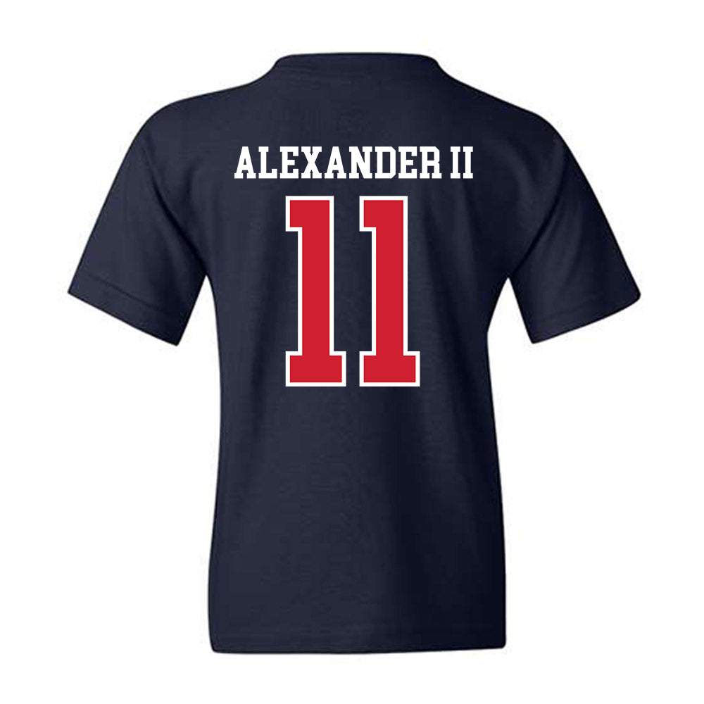 Ole Miss - NCAA Football : Hilton Deuce Alexander II - Replica Shersey Youth T-Shirt-1