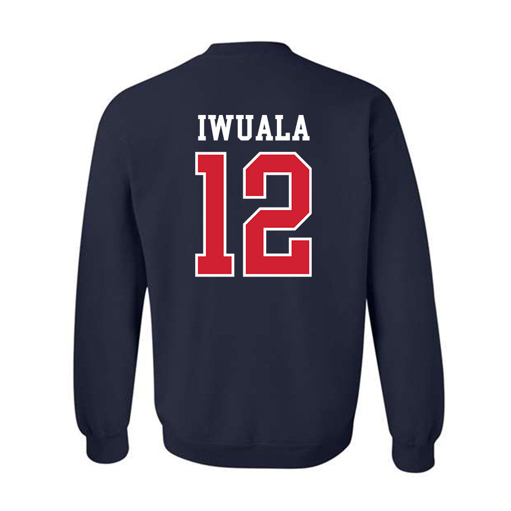 Ole Miss - NCAA Women's Basketball : Christeen Iwuala - Replica Shersey Crewneck Sweatshirt-1