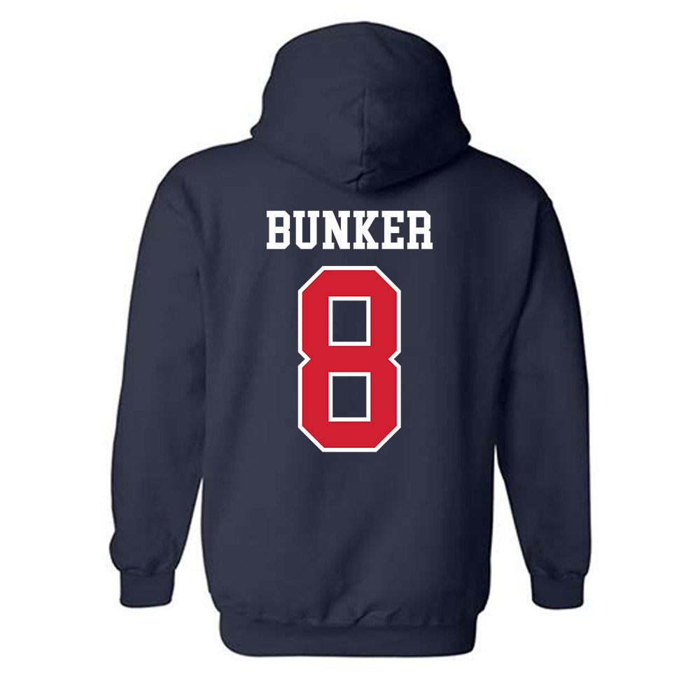 Ole Miss - NCAA Softball : Kennedy Bunker - Replica Shersey Hooded Sweatshirt-1