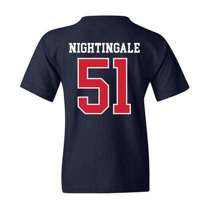 Ole Miss - NCAA Football : Trey Nightingale - Replica Shersey Youth T-Shirt-1