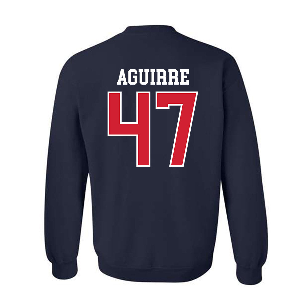 Ole Miss - NCAA Football : Anthony Aguirre - Replica Shersey Crewneck Sweatshirt-1