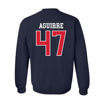 Ole Miss - NCAA Football : Anthony Aguirre - Replica Shersey Crewneck Sweatshirt-1