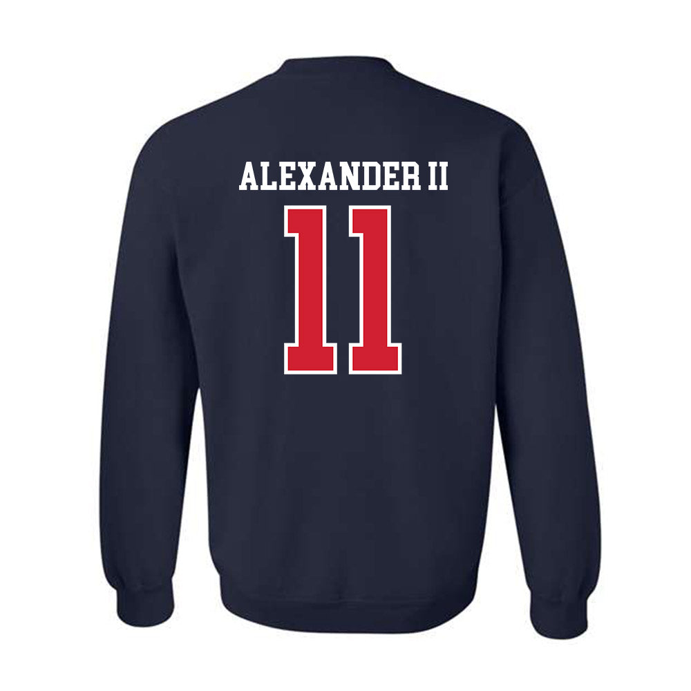 Ole Miss - NCAA Football : Hilton Deuce Alexander II - Replica Shersey Crewneck Sweatshirt-1