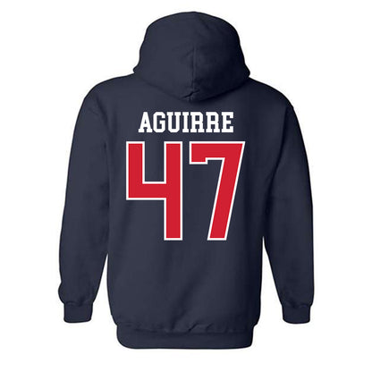 Ole Miss - NCAA Football : Anthony Aguirre - Replica Shersey Hooded Sweatshirt-1