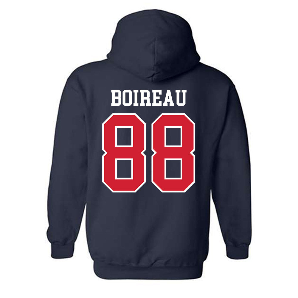Ole Miss - NCAA Football : Michai Boireau - Replica Shersey Hooded Sweatshirt-1
