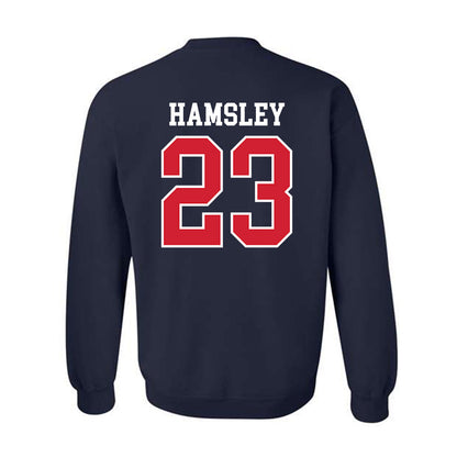Ole Miss - NCAA Football : George Hamsley - Replica Shersey Crewneck Sweatshirt-1