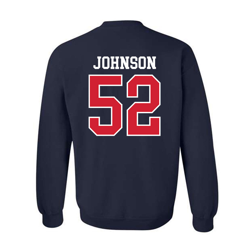 Ole Miss - NCAA Football : Cooper Johnson - Replica Shersey Crewneck Sweatshirt-1