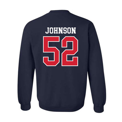 Ole Miss - NCAA Football : Cooper Johnson - Replica Shersey Crewneck Sweatshirt-1