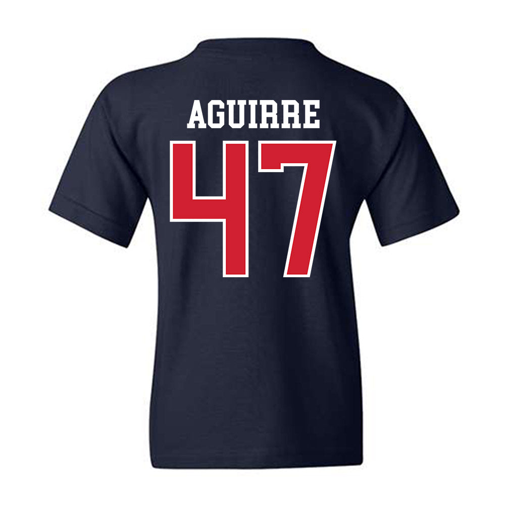 Ole Miss - NCAA Football : Anthony Aguirre - Replica Shersey Youth T-Shirt-1