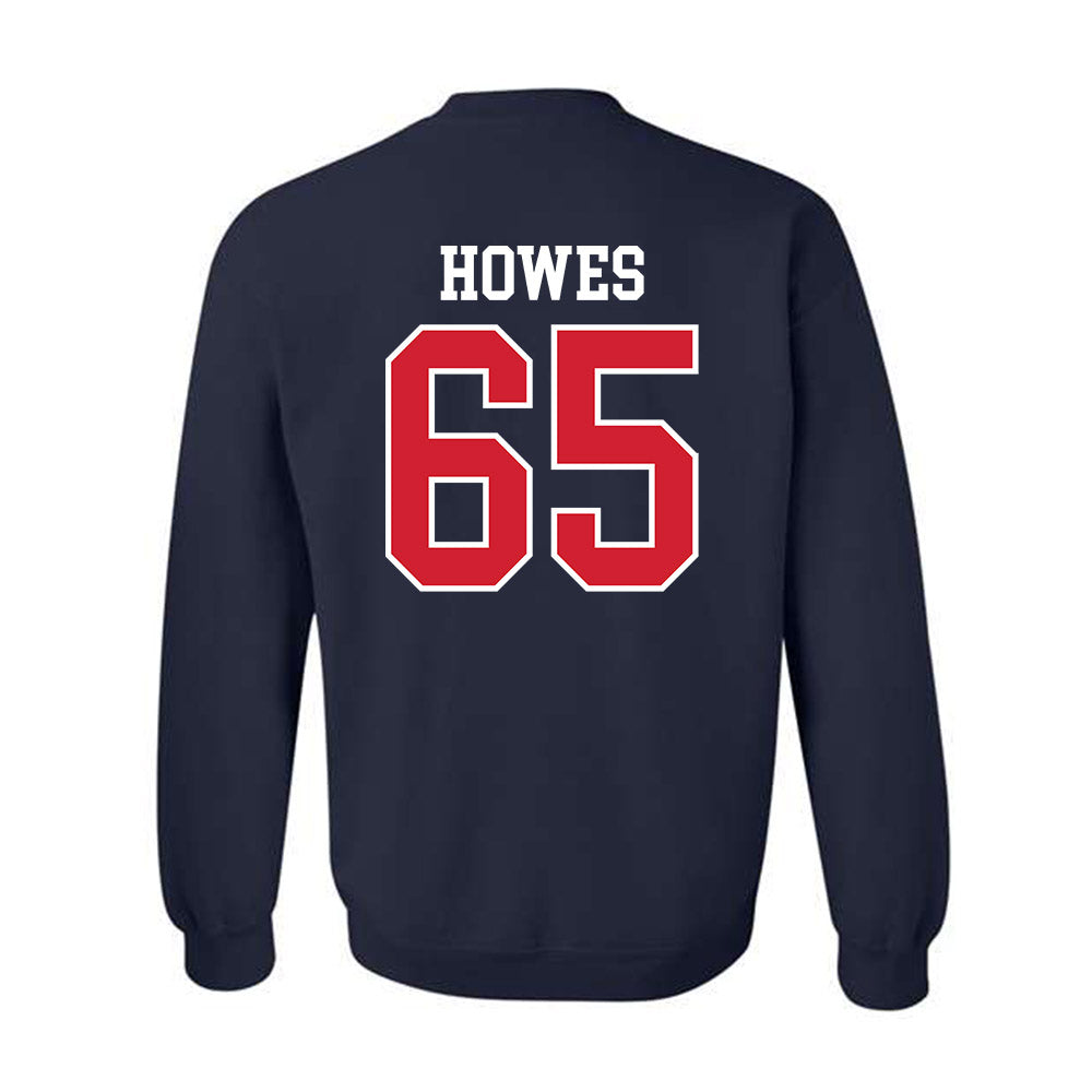 Ole Miss - NCAA Football : Connor Howes - Replica Shersey Crewneck Sweatshirt-1
