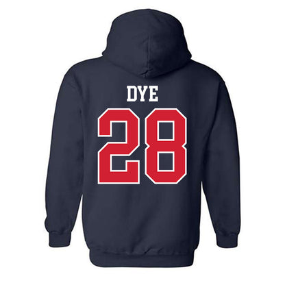 Ole Miss - NCAA Football : Joshua Dye - Replica Shersey Hooded Sweatshirt-1