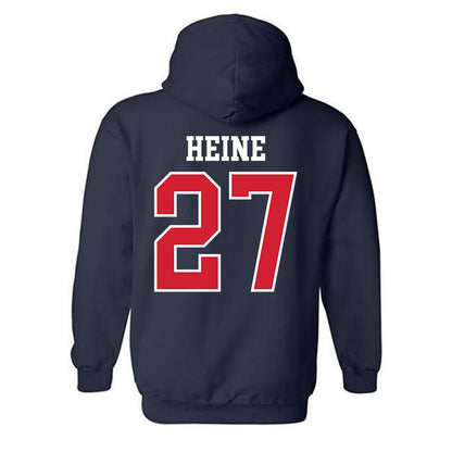 Ole Miss - NCAA Softball : Madi Heine - Replica Shersey Hooded Sweatshirt-1