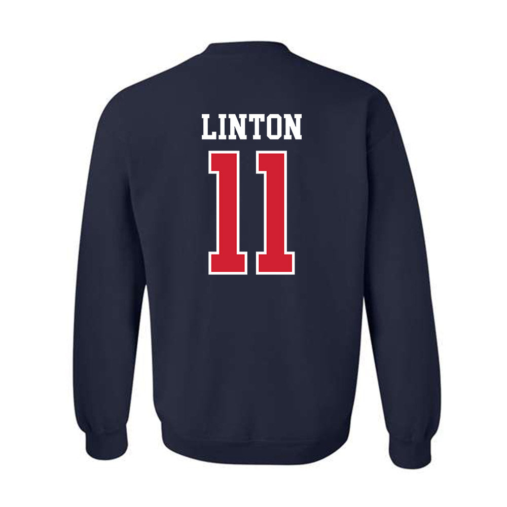Ole Miss - NCAA Softball : Addi Linton - Replica Shersey Crewneck Sweatshirt-1
