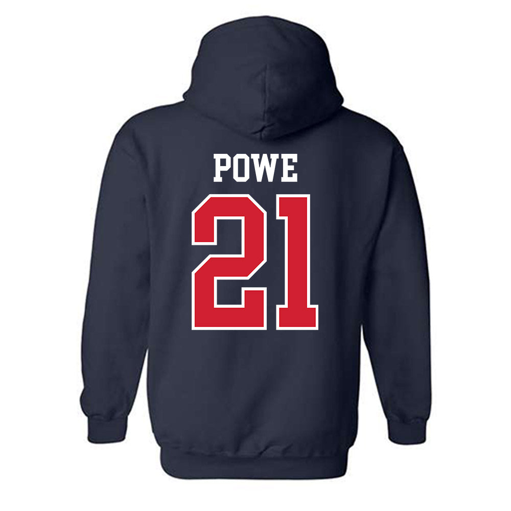 Ole Miss - NCAA Women's Basketball : Debreasha Powe - Replica Shersey Hooded Sweatshirt-1