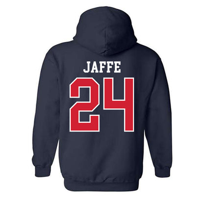 Ole Miss - NCAA Football : Andy Jaffe - Replica Shersey Hooded Sweatshirt-1