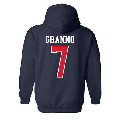 Ole Miss - NCAA Women's Soccer : sarah granno - Replica Shersey Hooded Sweatshirt-1
