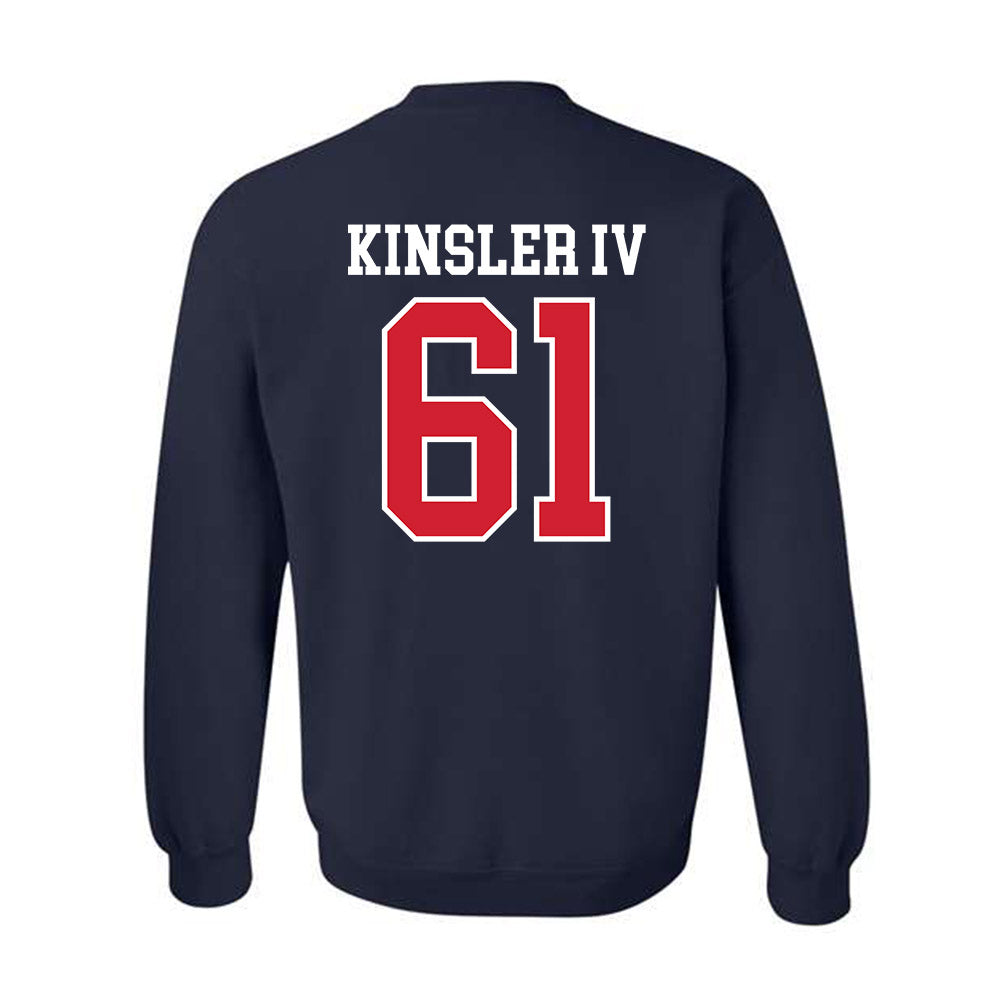 Ole Miss - NCAA Football : Tommy Kinsler IV - Replica Shersey Crewneck Sweatshirt-1