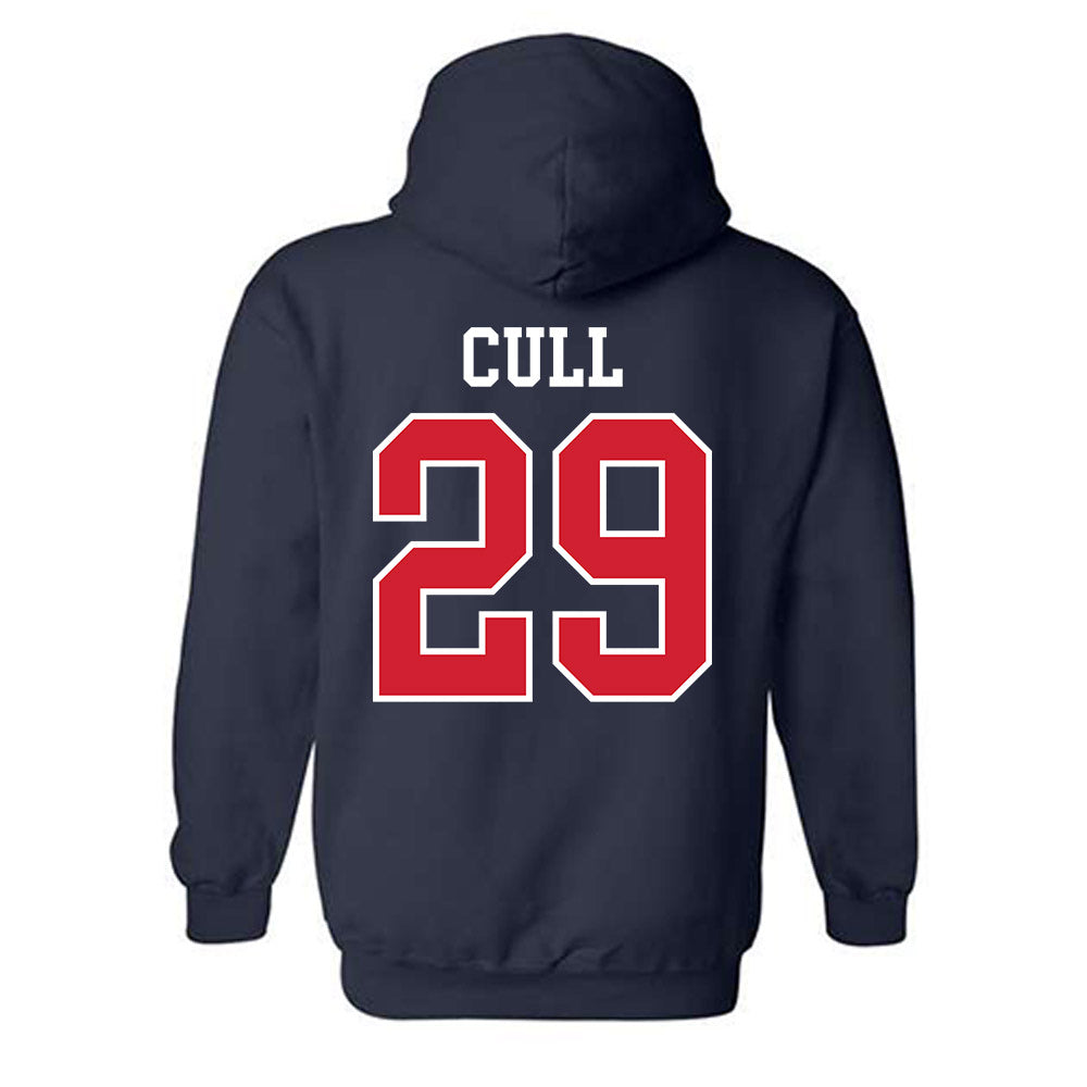 Ole Miss - NCAA Football : Nick Cull - Replica Shersey Hooded Sweatshirt-1