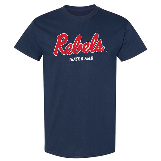 Ole Miss - NCAA Men's Track & Field : Abe Swathwood - Replica Shersey T-Shirt-0