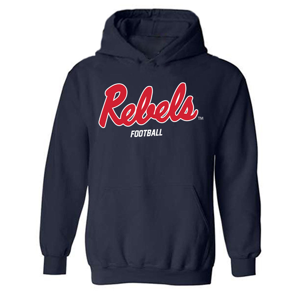 Ole Miss - NCAA Football : Kane Mankins - Replica Shersey Hooded Sweatshirt-0