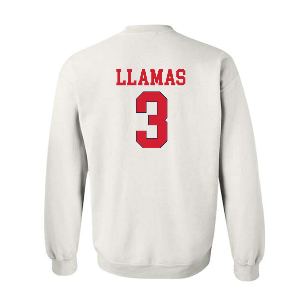 Ole Miss - NCAA Softball : Persy Llamas - Replica Shersey Crewneck Sweatshirt-1