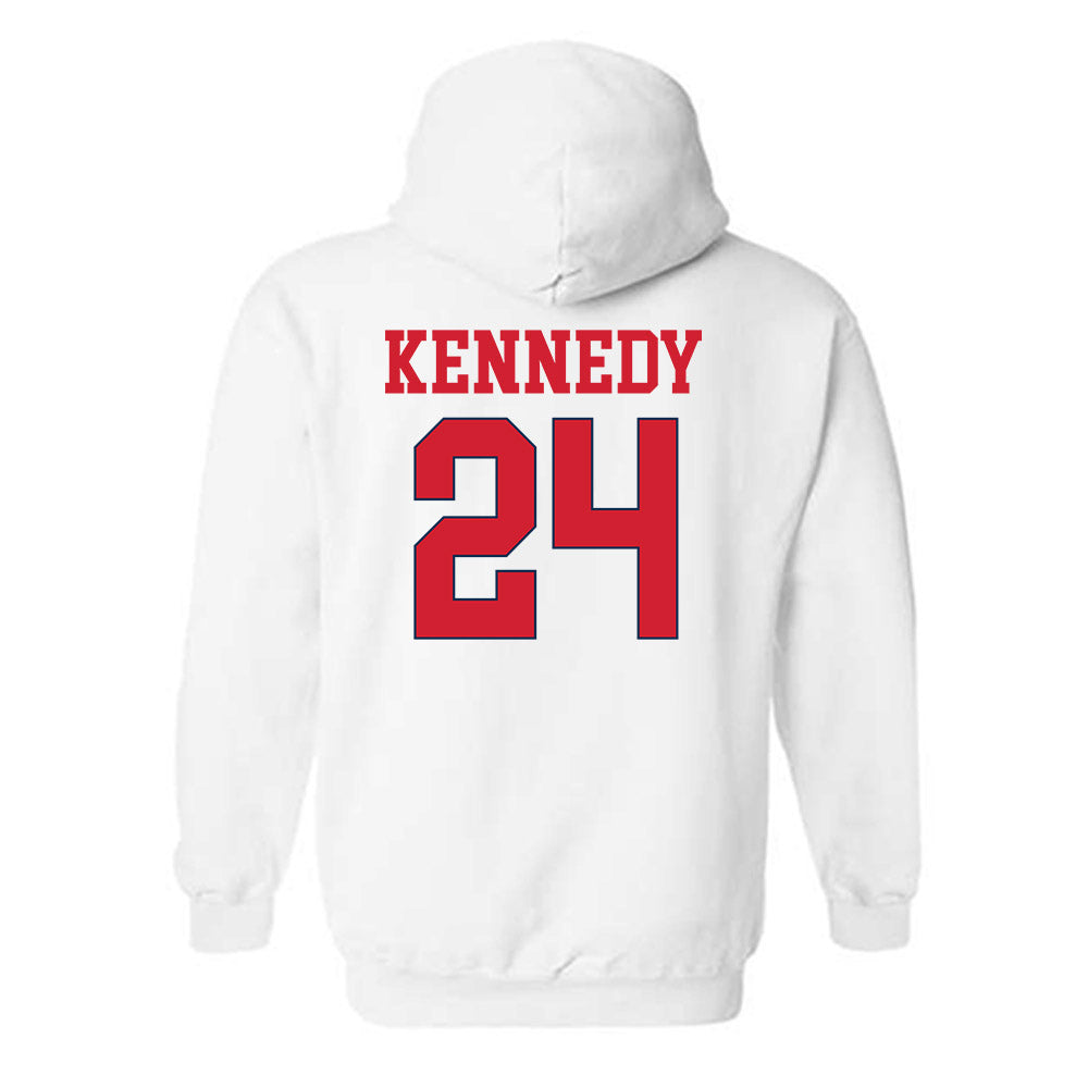 Ole Miss - NCAA Softball : Payton Kennedy - Replica Shersey Hooded Sweatshirt-1