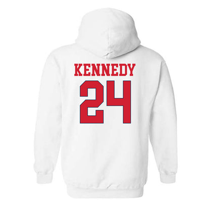 Ole Miss - NCAA Softball : Payton Kennedy - Replica Shersey Hooded Sweatshirt-1