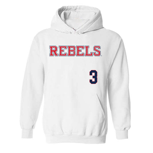 Ole Miss - NCAA Softball : Persy Llamas - Replica Shersey Hooded Sweatshirt-0