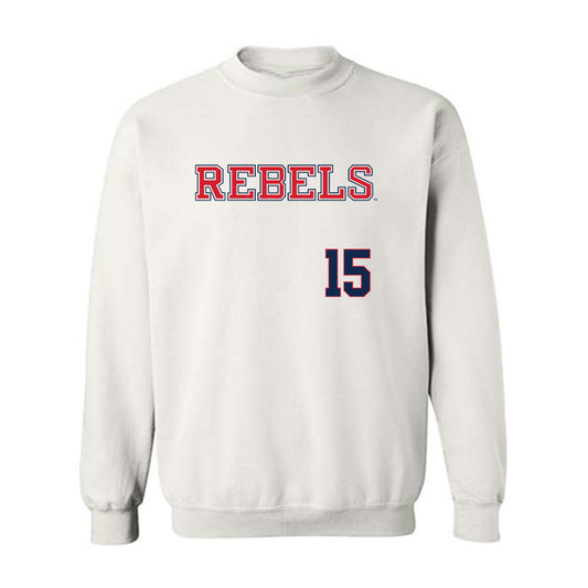 Ole Miss - NCAA Softball : Makenna Bellaire - Replica Shersey Crewneck Sweatshirt-0