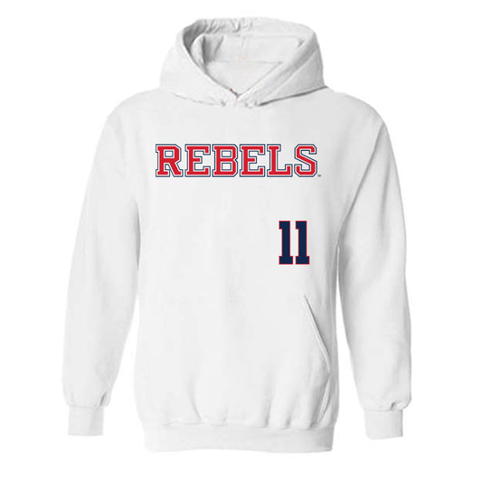 Ole Miss - NCAA Softball : Addi Linton - Replica Shersey Hooded Sweatshirt-0