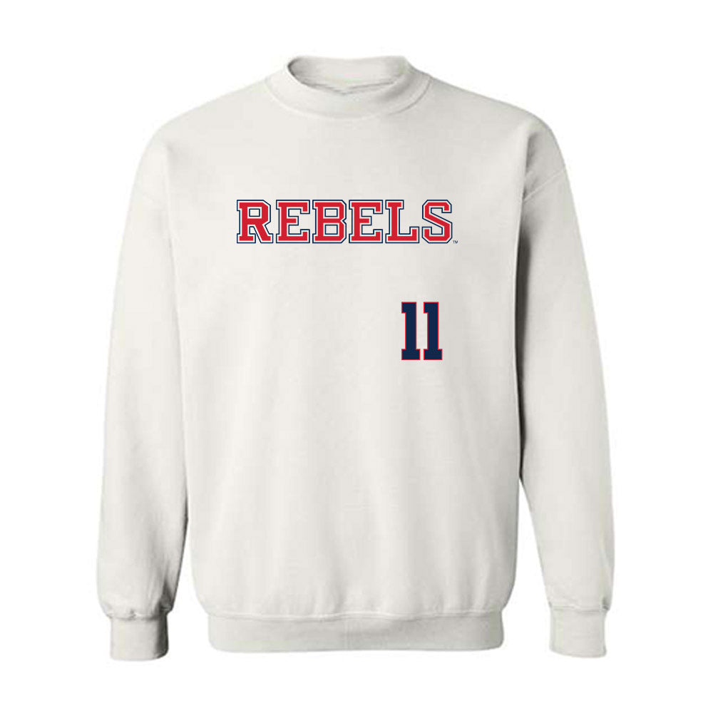 Ole Miss - NCAA Softball : Addi Linton - Replica Shersey Crewneck Sweatshirt-0