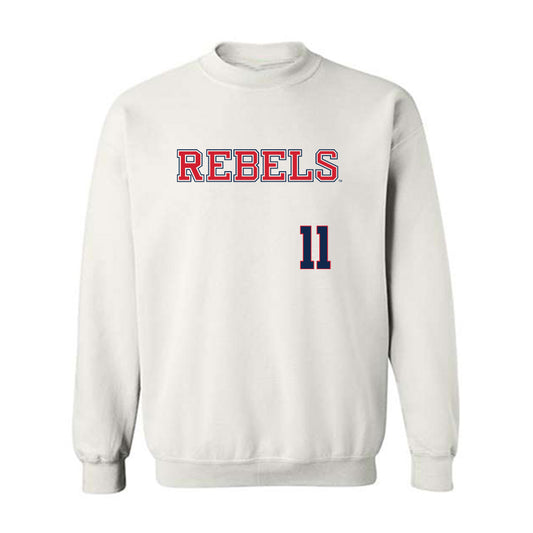 Ole Miss - NCAA Softball : Addi Linton - Replica Shersey Crewneck Sweatshirt-0