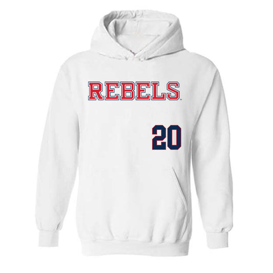 Ole Miss - NCAA Softball : Cassie Reasner - Replica Shersey Hooded Sweatshirt-0