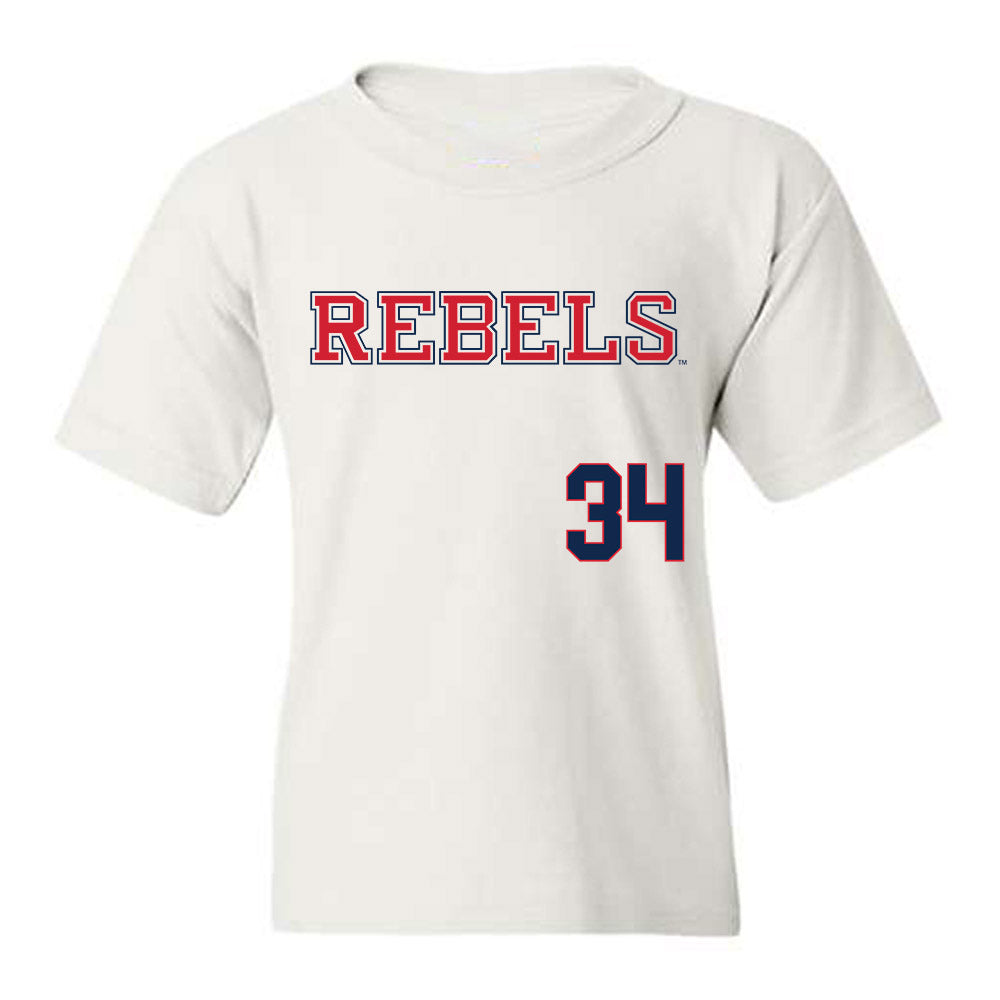 Ole Miss - NCAA Softball : rachel connors - Replica Shersey Youth T-Shirt-0