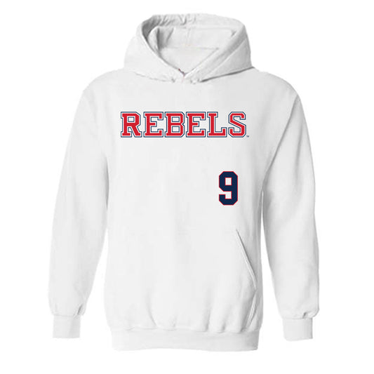 Ole Miss - NCAA Softball : Sydney Shiller - Replica Shersey Hooded Sweatshirt-0