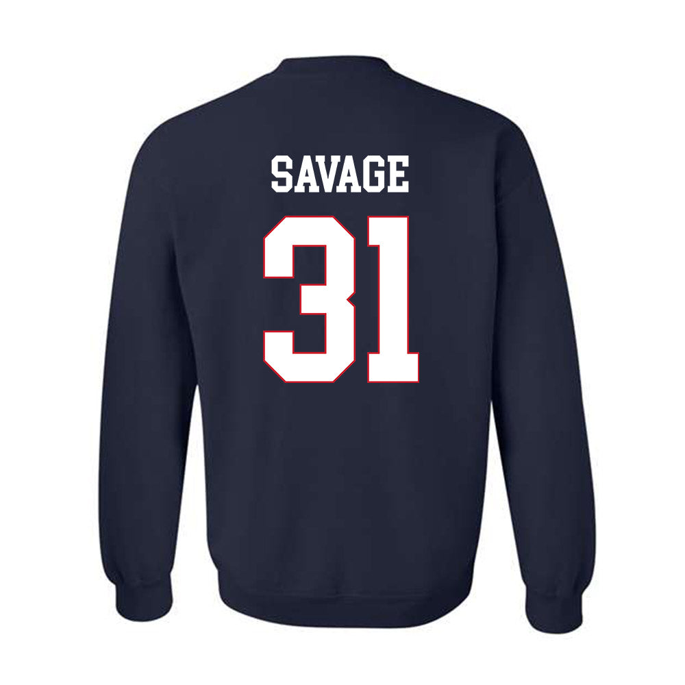 Ole Miss - NCAA Softball : Jada Savage - Replica Shersey Crewneck Sweatshirt-1