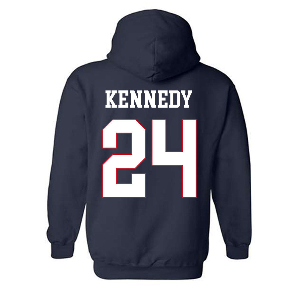 Ole Miss - NCAA Softball : Payton Kennedy - Replica Shersey Hooded Sweatshirt-1