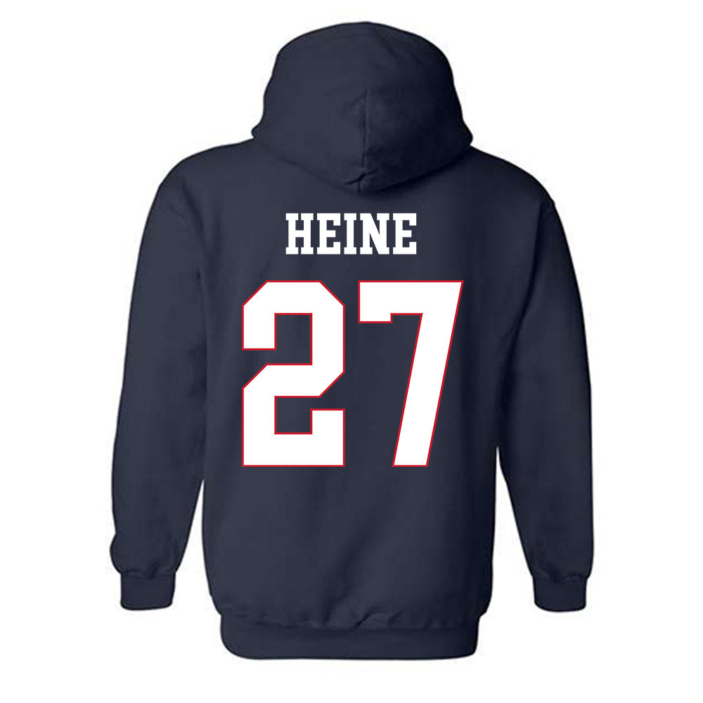 Ole Miss - NCAA Softball : Madi Heine - Replica Shersey Hooded Sweatshirt-1